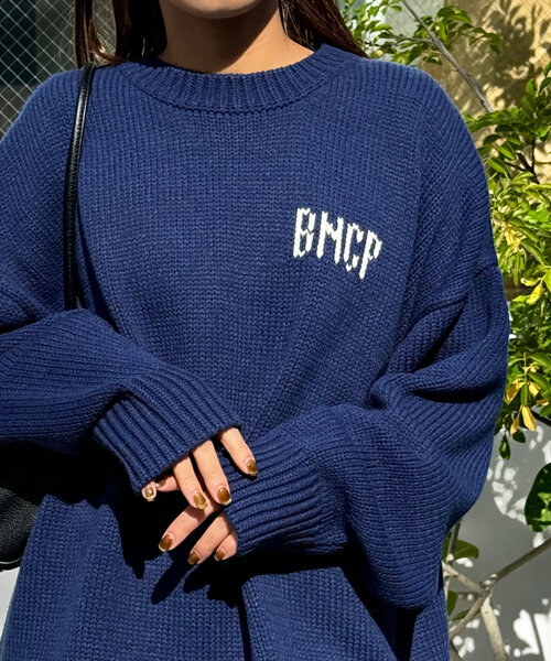 ニット セーター 「BNCP」モンスターロゴジャガードニット レディース メンズ CIAOPANIC ニット セーター 「BNCP」モンスターロゴジャガード