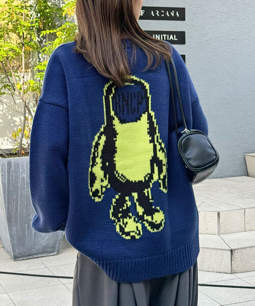 ニット セーター 「BNCP」モンスターロゴジャガードニット レディース メンズ CIAOPANIC ニット セーター 「BNCP」モンスターロゴジャガード