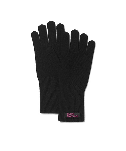 Mardi Mercredi（マルディメクルディ） 手袋 WOOL GLOVE SQUARE LOGO