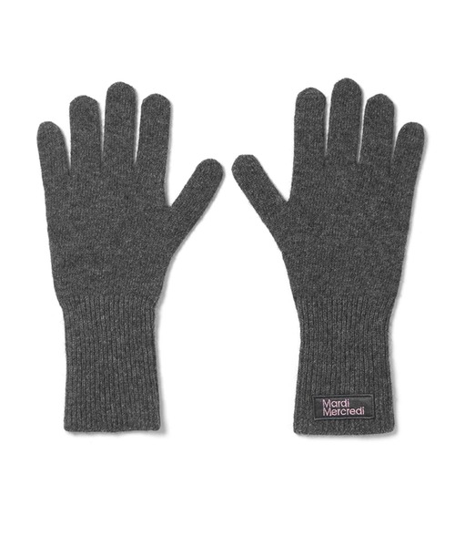 Mardi Mercredi（マルディメクルディ） 手袋 WOOL GLOVE SQUARE LOGO