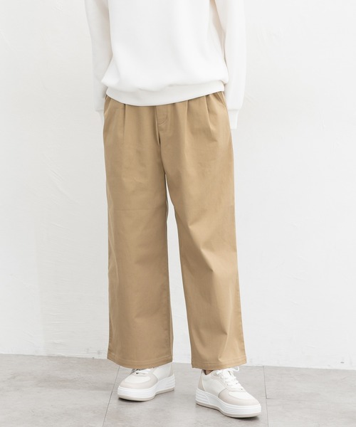 【美品】MHL. チノパンツ MHL. 「MHL.」 チノパンツ 1 ブラウン レディース : ZOZOTOWN