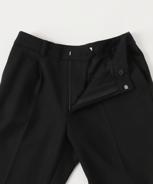 FRAMeWORK スラックス パンツ 「WEB限定追加」T/R両面起毛パンツ