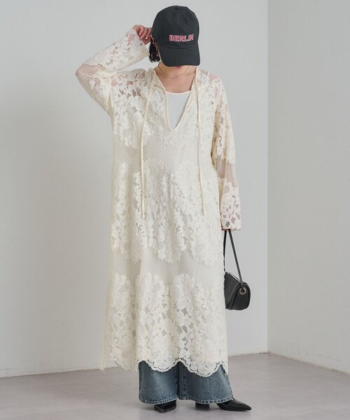 スカラップレース　ワンピース　ichi grin HIYORI sm2 スカラップレース ワンピース ichi grin HIYORI sm2