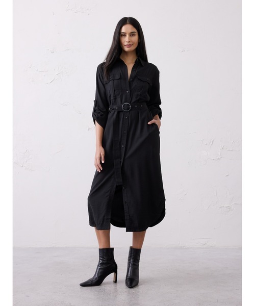 ワンピース BANANA REPUBLIC FACTORY STORE　　日本限定 ユーティリティシャツワンピースの画像