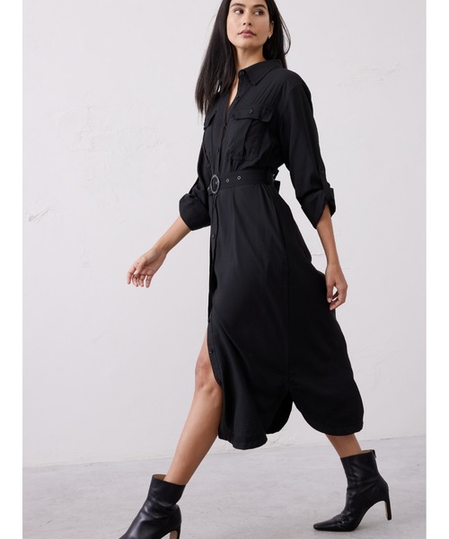 ワンピース BANANA REPUBLIC FACTORY STORE　　日本限定 ユーティリティシャツワンピースの画像
