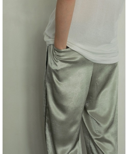 スカート anuke Piping Satin Pants anuke パンツ Piping Satin Pants レディース : ZOZOTOWN Yahoo