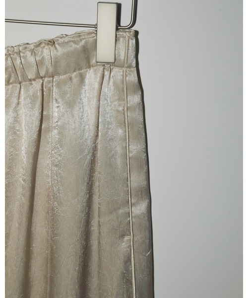 スカート anuke Piping Satin Pants ànuke online store（アンヌーク） / Piping Satin PantsPiping