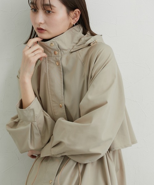 レディース　IENA　モッズコート IENA（イエナ）の「IENA LA BOUCLE ウールカルゼモッズコート