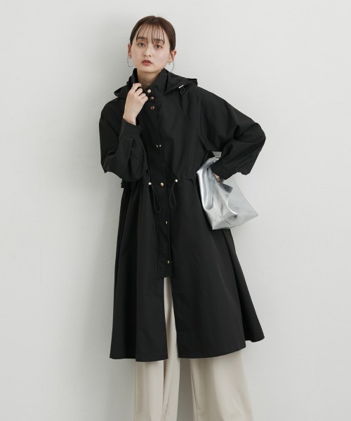 お値下げしました！YOSHIYO モッズコート レディース UNTITLED モッズコート コート 「フード取り外し可/ロング丈
