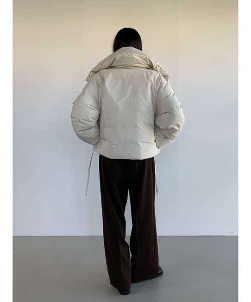 Didot.showroom ダウンジャケット FREE アイボリー レディース
