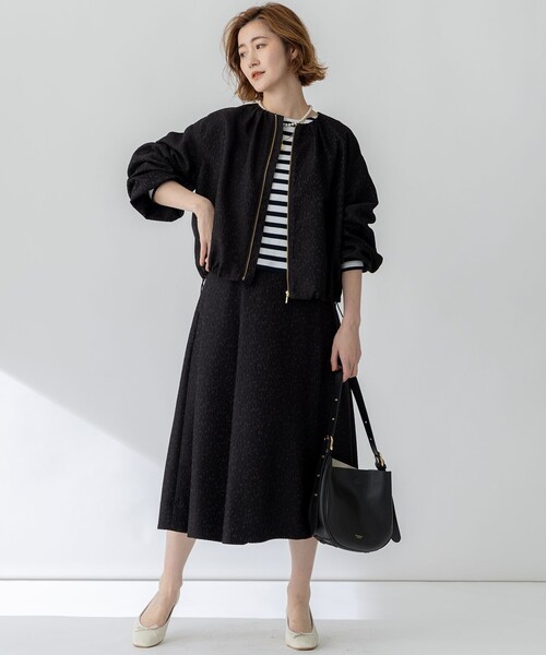 yori バックリボンボーダーカットソー 新品未使用 L】バックリボン ボーダーチュニック | TO BE CHIC L (Women/大きい