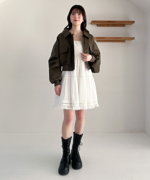 heather ドビーレースキャミミニワンピース Heather｜ドビーレースキャミミニワンピース | Rakuten Fashion