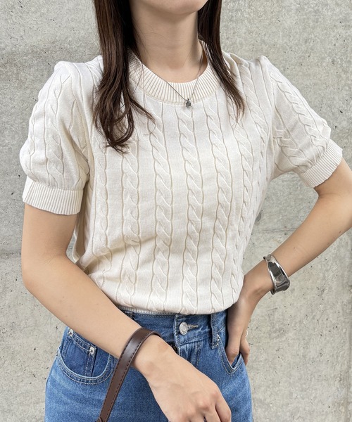 エムズグレイシー　ニット　春夏用 楽天市場】＼クーポン有／トップス 大きいサイズ サマーメッシュ