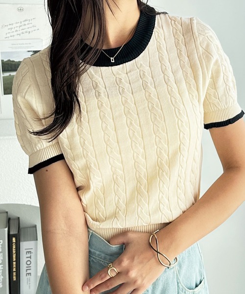 GUESS★lady's_ケーブルセータースカート_2色 ケーブルニット ロングスカート｜JENNE(ジェンヌ)公式通販：パリ