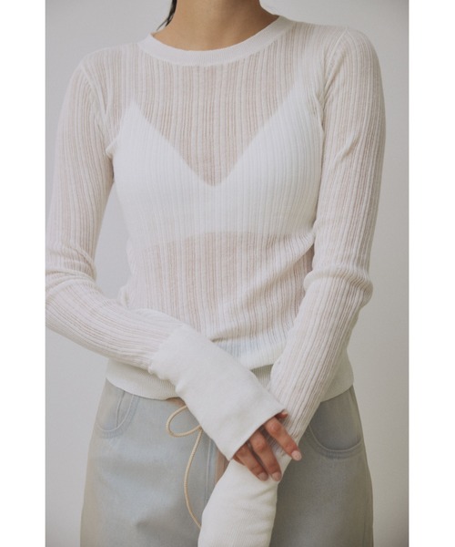 ニット セーター 「Abor」Random Rib Pullover/ランダムリブプルオーバー レディース Abor ニット セーター 「Abor」Random Rib Pullover/ランダム