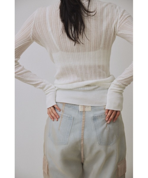 Abor ニット セーター 「Abor」Random Rib Pullover/ランダム