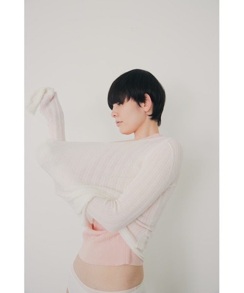 ニット セーター 「Abor」Random Rib Pullover/ランダムリブプルオーバー レディース Abor ニット セーター 「Abor」Random Rib Pullover/ランダム