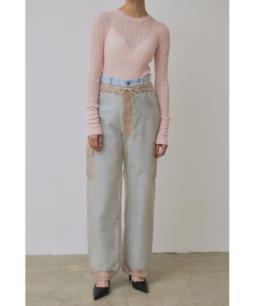 ニット セーター 「Abor」Random Rib Pullover/ランダムリブプルオーバー レディース Abor ニット セーター 「Abor」Random Rib Pullover/ランダム