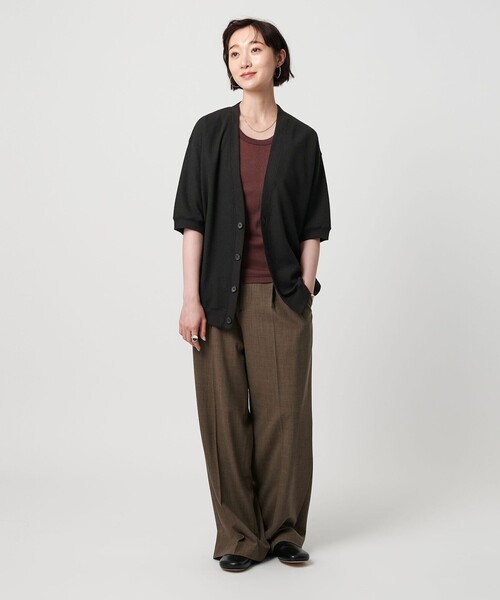 BEAUTY&YOUTH UNITED ARROWS - 新品 ロク ワッフルカーディガン BEAUTY＆YOUTH UNITED ARROWS カーディガン 「WEB限定」グリッド