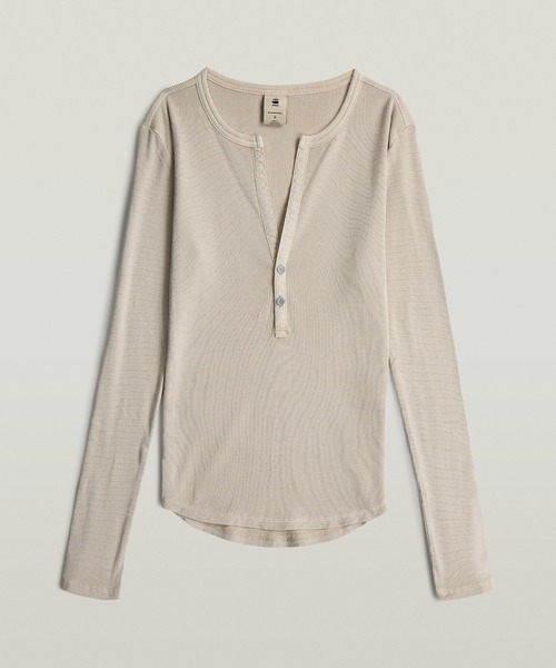 G-STAR RAW tシャツ DEEP V-NECK SLIM TOP/Vネックヘンリースリム