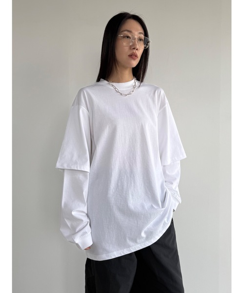 tシャツ 「DIDOT.」レイヤードビッグロンT レディース メンズ