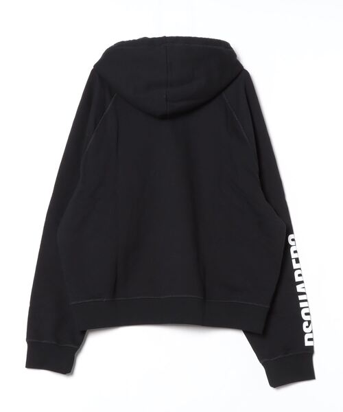 国内発送☆送関込【DSQUARED2】 Cypro Fit Hoodie DSQUARED2 Cell Block Shiny Coated Black Sweatshirt | eBay