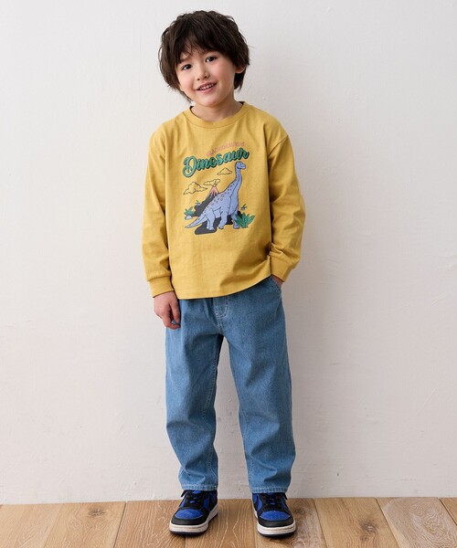 ANY（エニィ） tシャツ 恐竜プリント 長袖Tシャツ キッズ 子供服