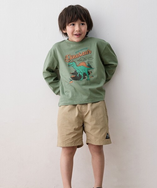 ANY（エニィ） tシャツ 恐竜プリント 長袖Tシャツ キッズ 子供服