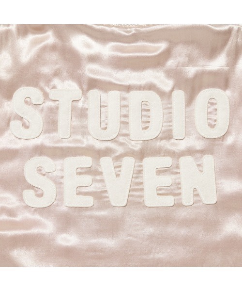 STUDIO SEVEN ブルゾン アウター Satin Stadium Jacket「STUDIOSEVEN 