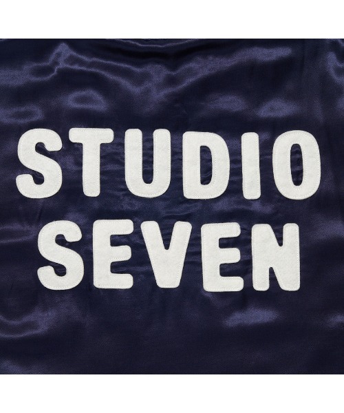 STUDIO SEVEN ブルゾン アウター Satin Stadium Jacket「STUDIOSEVEN 
