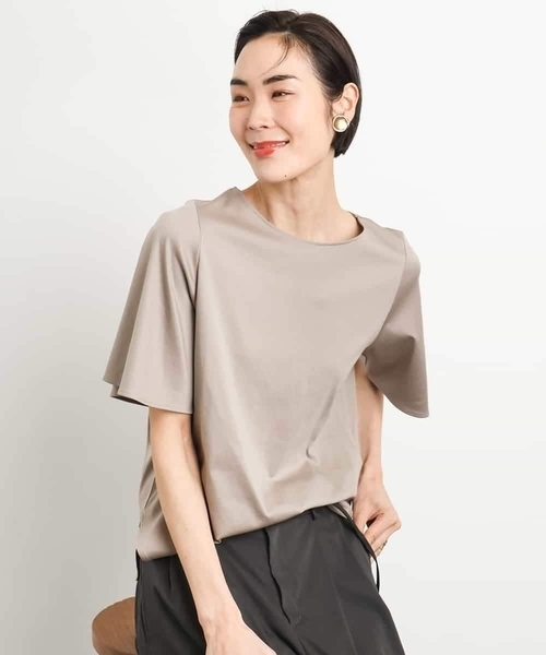 MICHEL KLEIN（ミッシェルクラン） tシャツ 「接触冷感」フレア