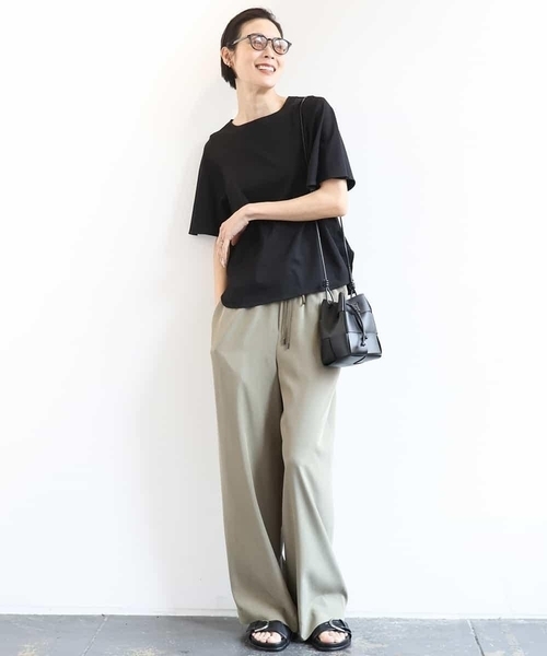 MICHEL KLEIN（ミッシェルクラン） tシャツ 「接触冷感」フレア