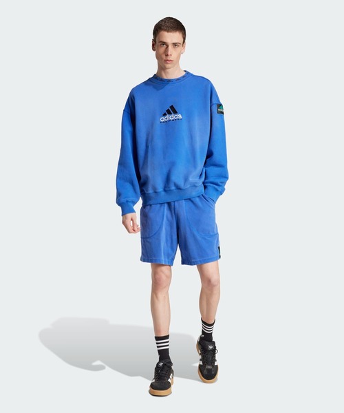 新品 adidas アディダス トレーナー スウェット トップス スポーツウエア adidas（アディダス） トレーナー スウェット EQT ウォッシュ クルー