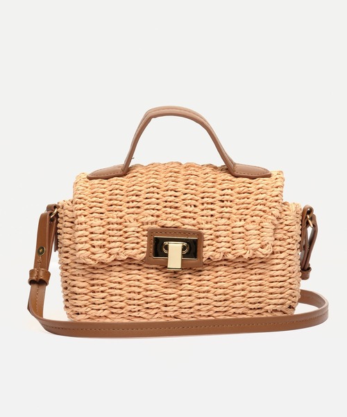 ZAKKA-BOX かごバッグ カゴバッグ フラップバスケットポシェット