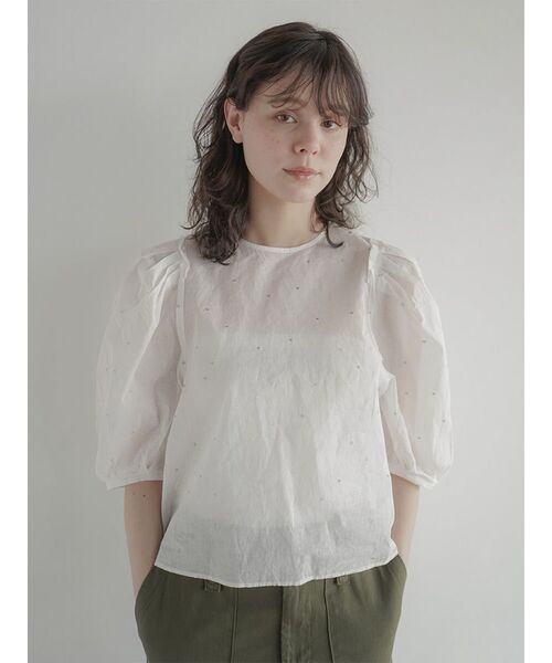 トップス rihka sheer blouse chaton 新製品】アパレルラインに、ネイルポリッシュの色味からインスパイア