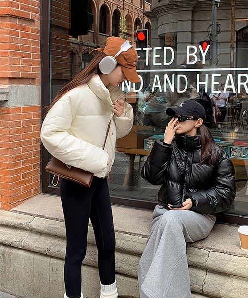 「c.u.l」 中綿ブルゾン L ホワイト レディース_画像5