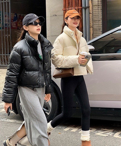 「c.u.l」 中綿ブルゾン L ホワイト レディース_画像6