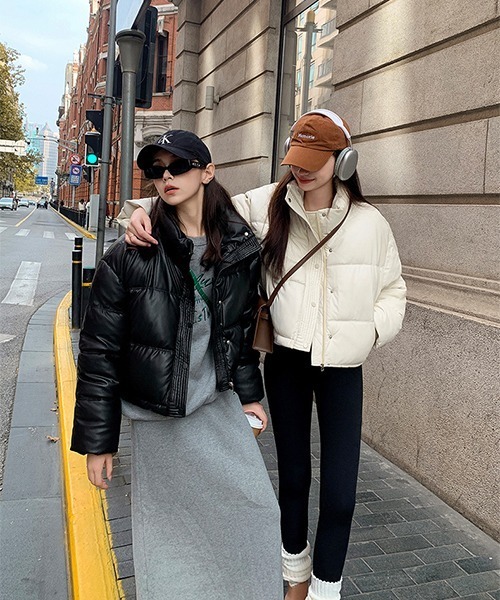 「c.u.l」 中綿ブルゾン L ホワイト レディース_画像7