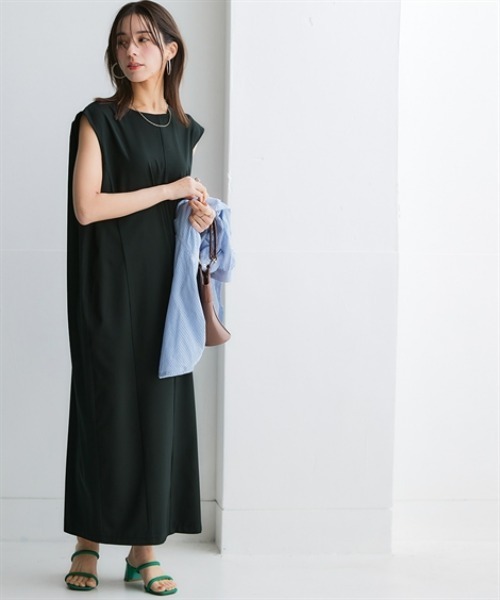 ニッセン（nissen） ワンピース 二の腕華奢見えカバータックワンピース