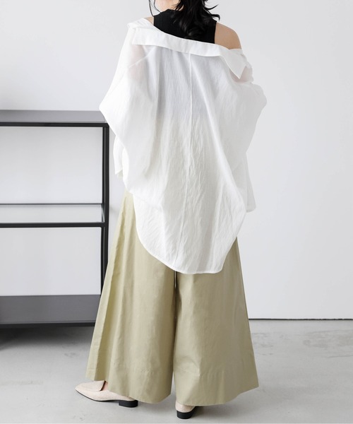ヴァクトー　ラ、マジ　パンツ La-gemme パンツ タックワイドパンツ レディース : ZOZOTOWN