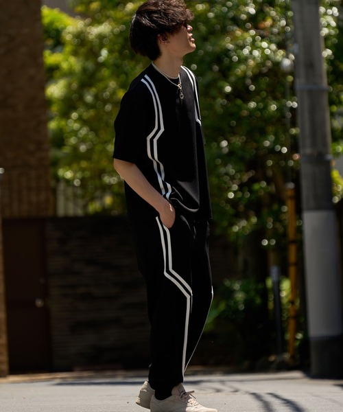 Nora Lily tシャツ 「Nora Lily」Shift Line Short Sleeve Track