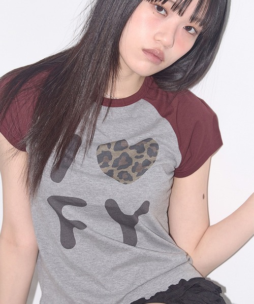 tシャツ FANCY CLUB/ファンシークラブ I LOVE FY TEE Tシャツ レディース