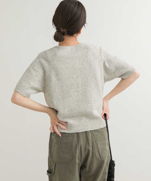 URBAN RESEARCH DOORS ニット セーター MIXメランジ半袖ニット
