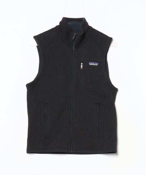 「patagonia」 ワンポイントベスト X-SMALL ブラック レディース