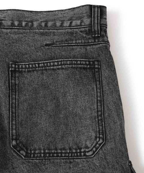 「JUNRED」 デニムパンツ L ダークブラウン メンズ