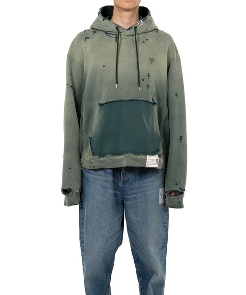 か*に様 Maison Mihara Yasuhiro 変形スウェット Maison MIHARA YASUHIRO - Cat Printed Sweatshirt - GRAY / プル