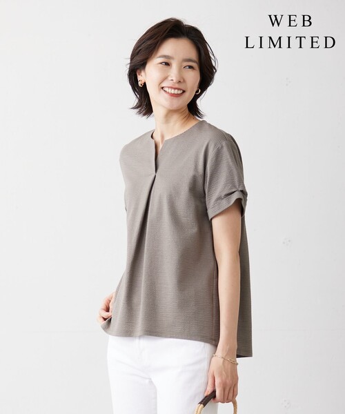 J.PRESS 「J.PRESS」 半袖カットソー T15 グレー レディース