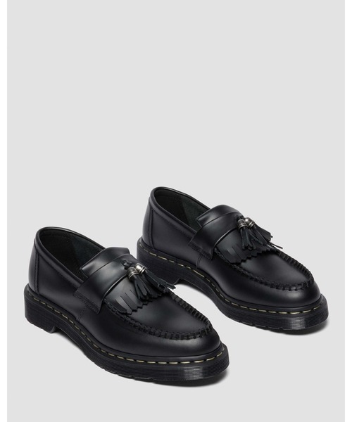 Dr. Martens 黒 ダブルストラップ ローファー Dr.Martens】コーラン ウェンズデー ストラップ付 ローファー