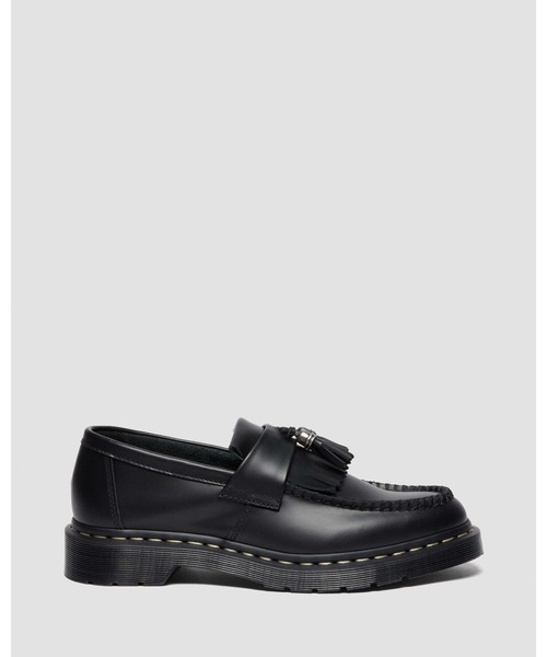 Dr. Martens 黒 レザー ローファー28センチ Dr. Martens ローファー 光沢レザー 黒