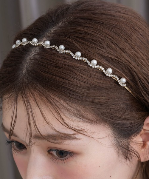 クチュールバイロジータ カチューシャ ムーン×ハートチェーン